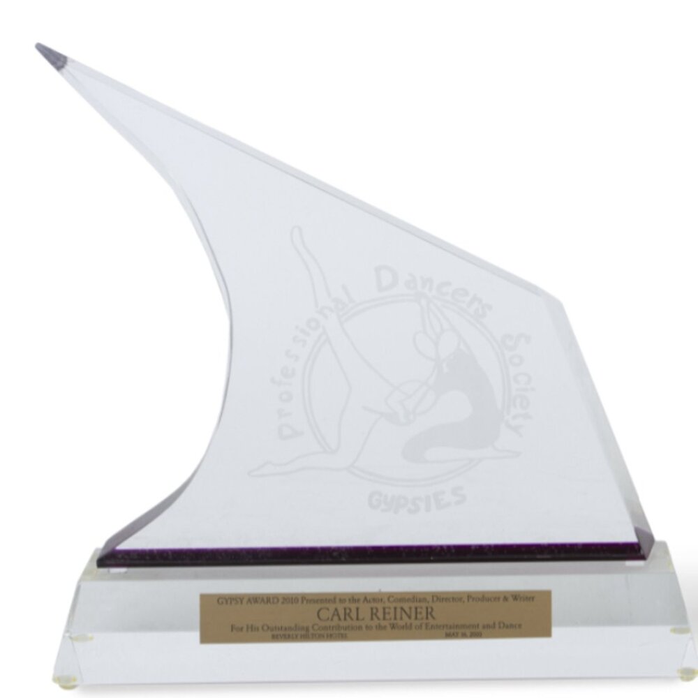 CARL REINER AWARD GIVEN TO HIM BOUGHT FROM JULIENS AUCTION HOUSE